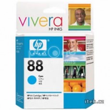 Cartus cerneala HP 88 Cyan Ink Cartridge with Vivera Ink - C9386AE